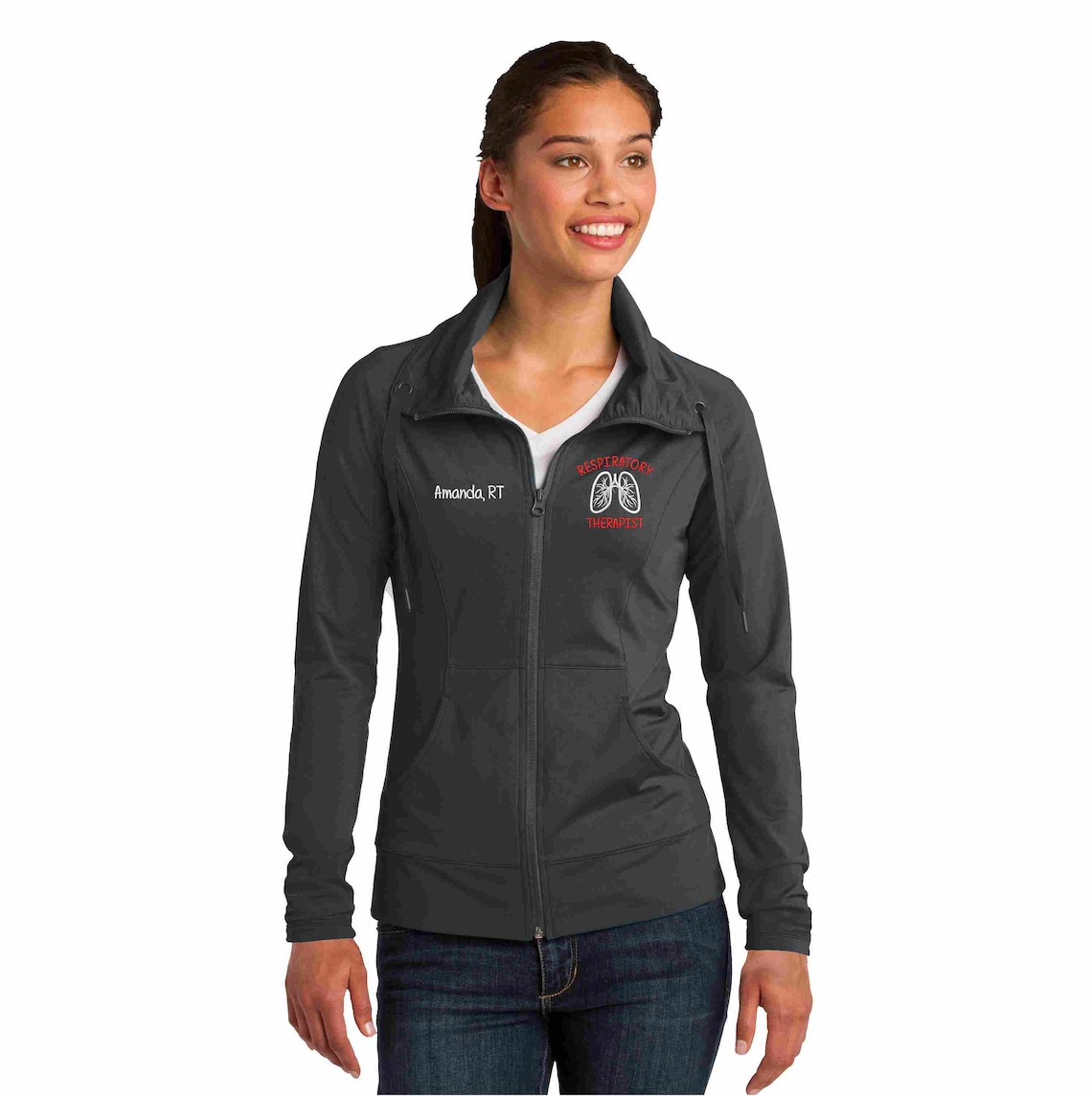 Respiratory Therapist Jacket RT Jacket RT Zip Sweatshirt Etsy