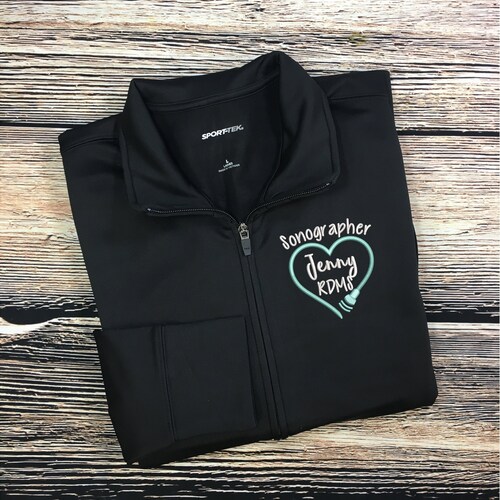 Sonographer Jacket | RDMS Jacket | Ultrasound Tech Sweatshirt | Sonographer Gifts | Sonography Graduation Gift | Ultrasound Jacket