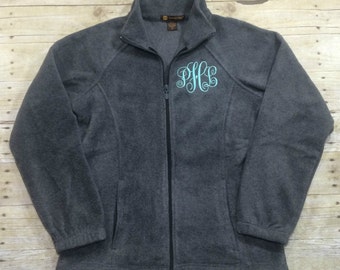 Monogram Fleece Full Zip | Monogram Full Zip Jacket | Monogram Sweatshirt | Monogram Sweater | Monogram Jacket