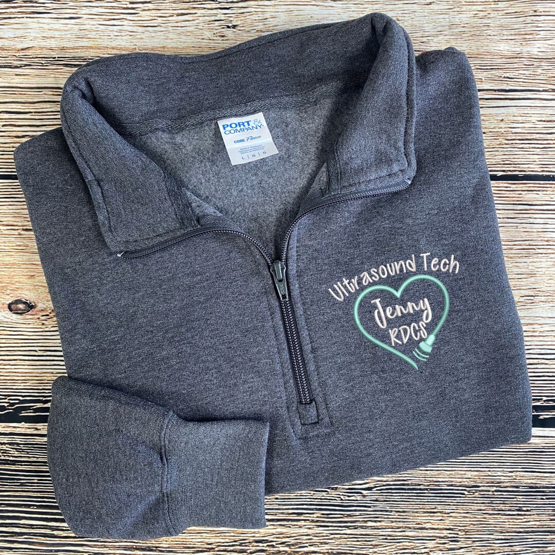 Ultrasound Tech Pullover Sonographer Jacket RDMS Jacket Ultrasound Tech