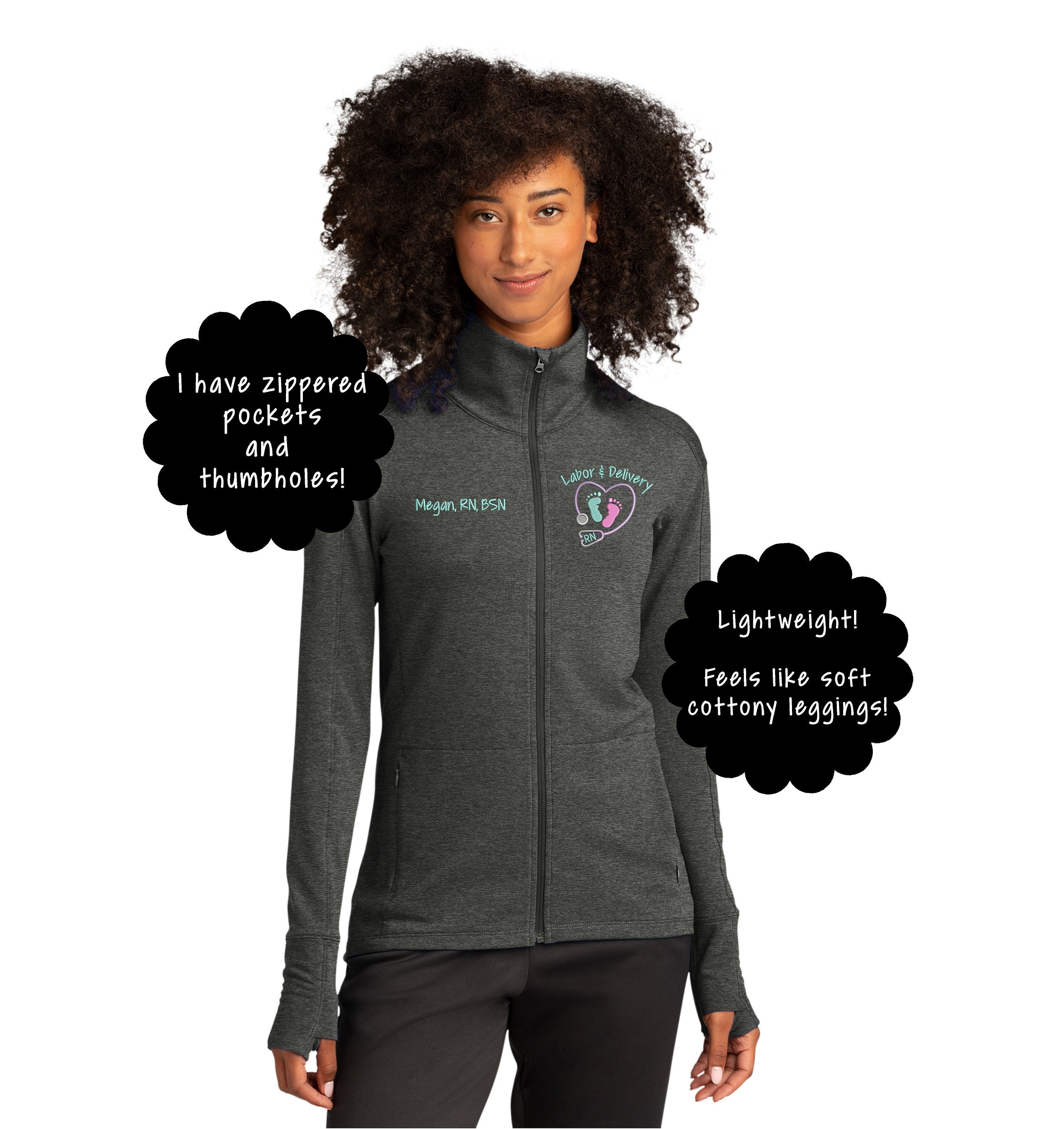 Labor and delivery nurse best sale jacket