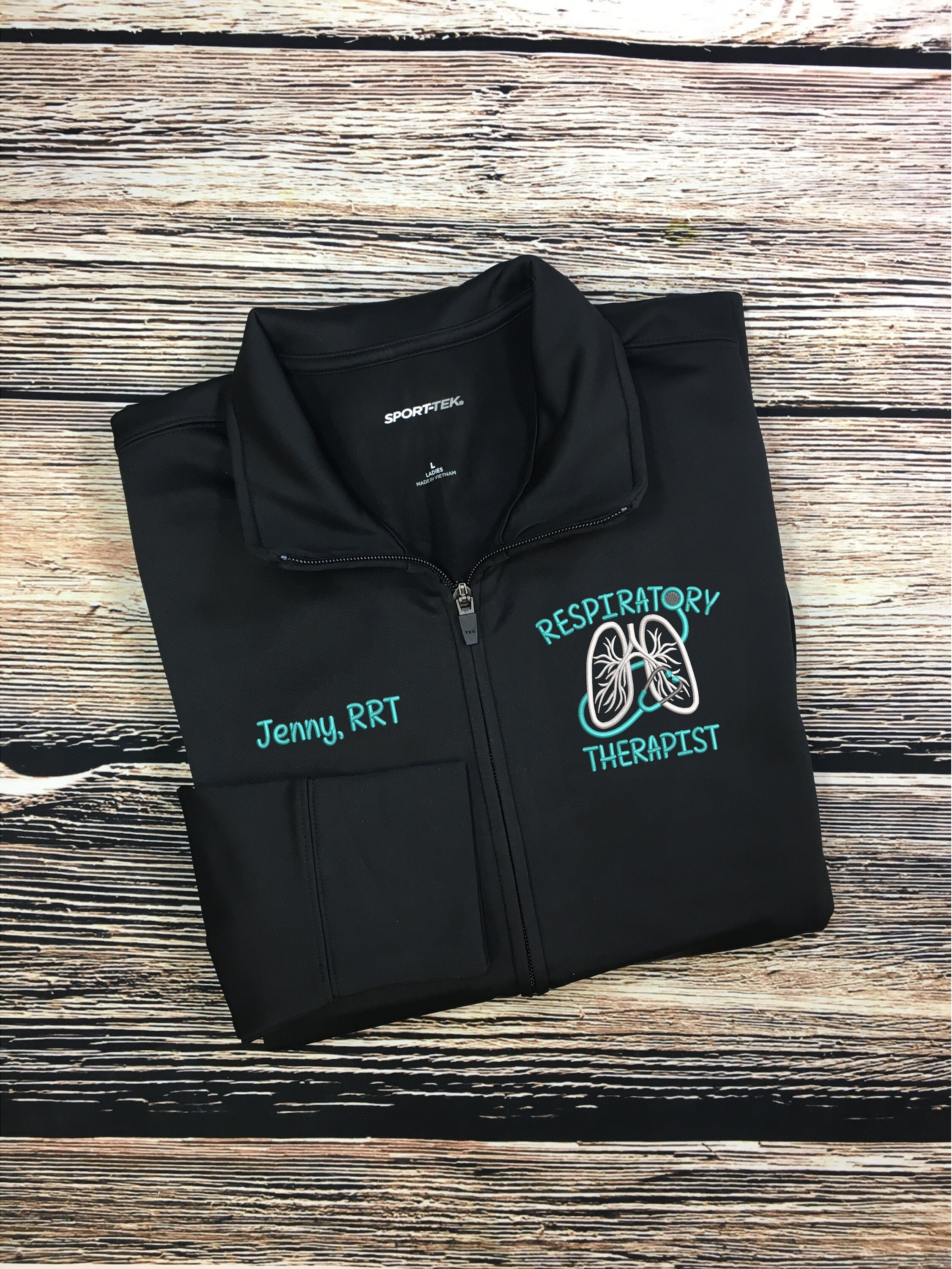 Respiratory Therapist Jacket RRT Jacket RT Zip Sweatshirt Etsy