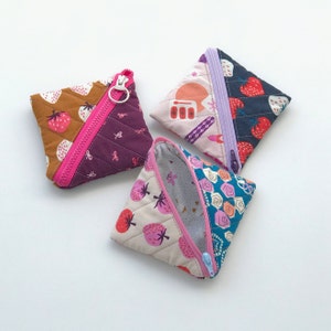 Half Square Triangle Pouch PDF Sewing Pattern (includes Short ...