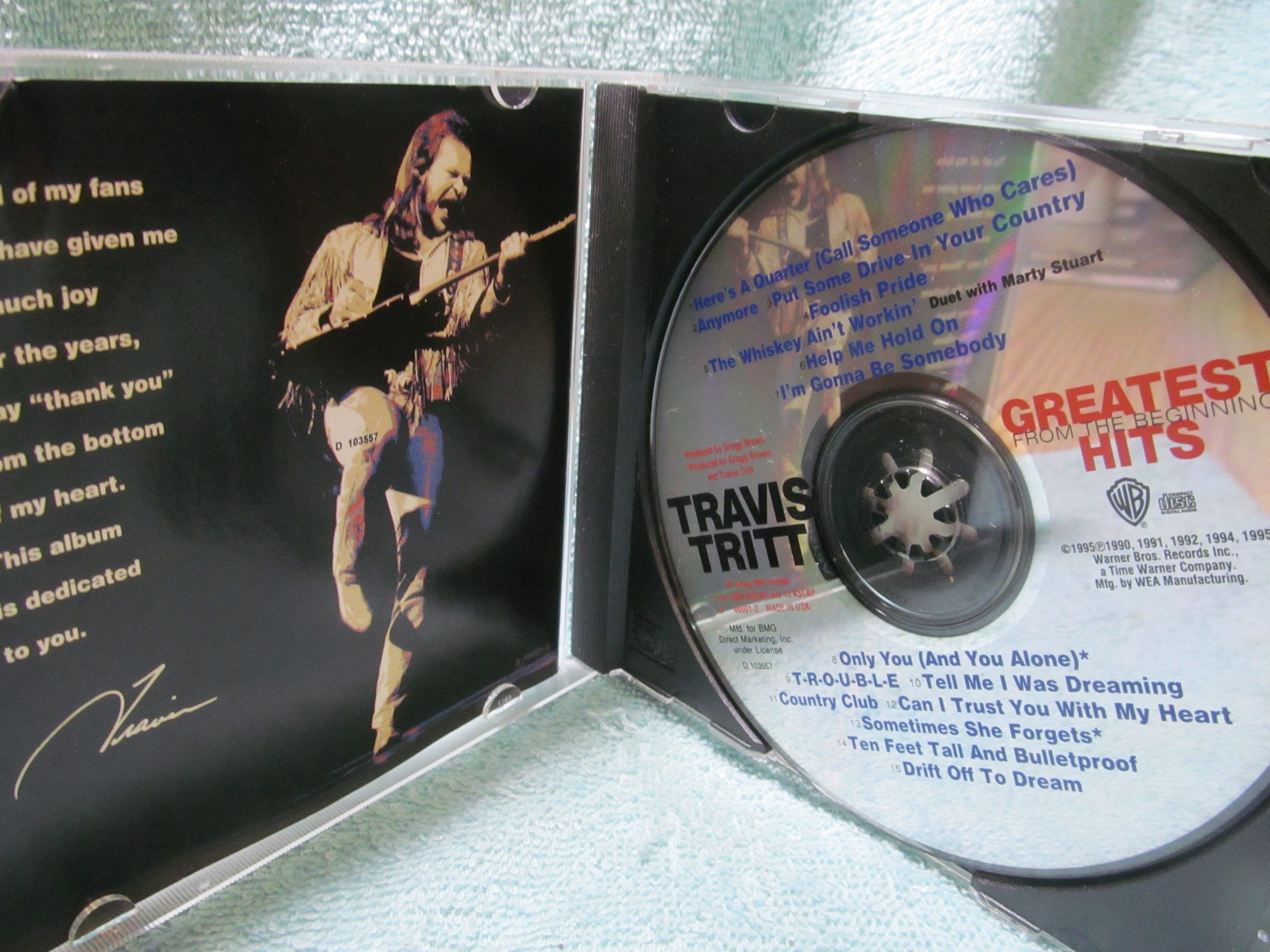 Travis Tritt CD Greatest Hits from the Beginning 1995 Warner Etsy