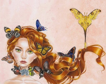 Butterfly Child limited edition fine art print
