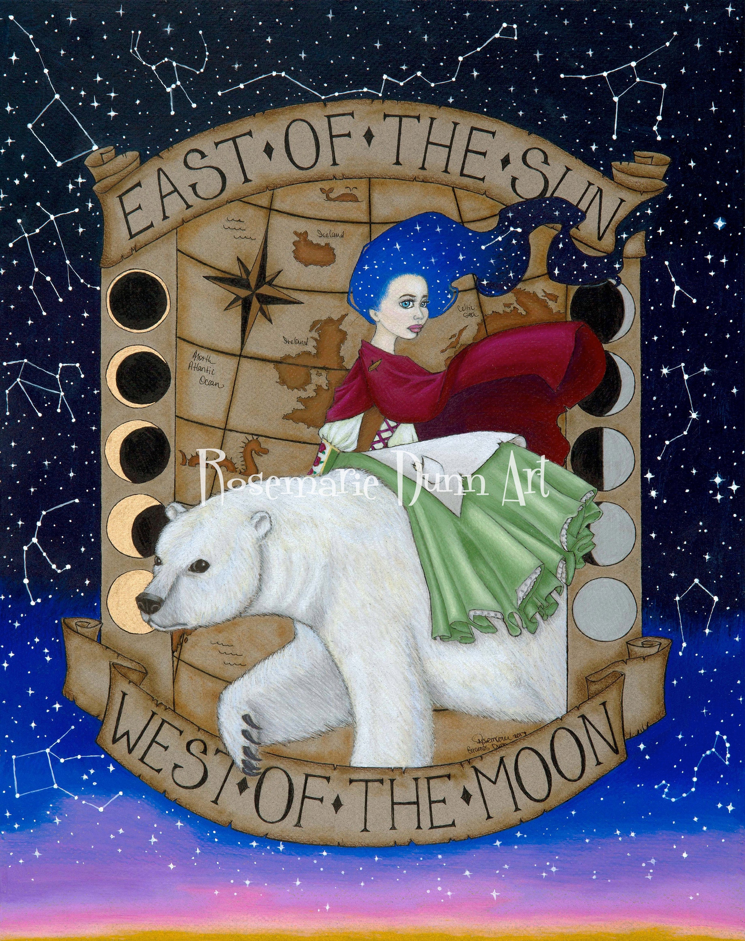 East of the Sun, West of the Moon Limited Edition Fairy Tale Print 
