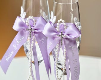 12 Bicchierini Da Shot Con Perlina Per Addio Al Nubilato – Set Di Calici Per Sposa E Festa, Con Collana, Rosa E Bianco - 4