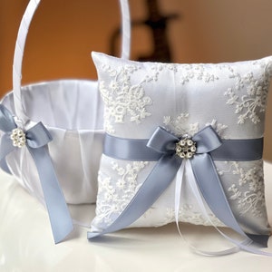 Dusty blue throw pillows sales