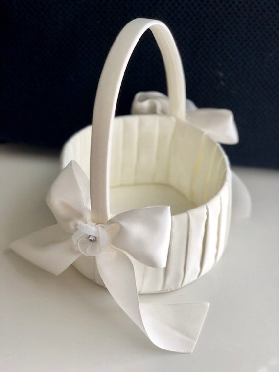 etsy flower girl basket