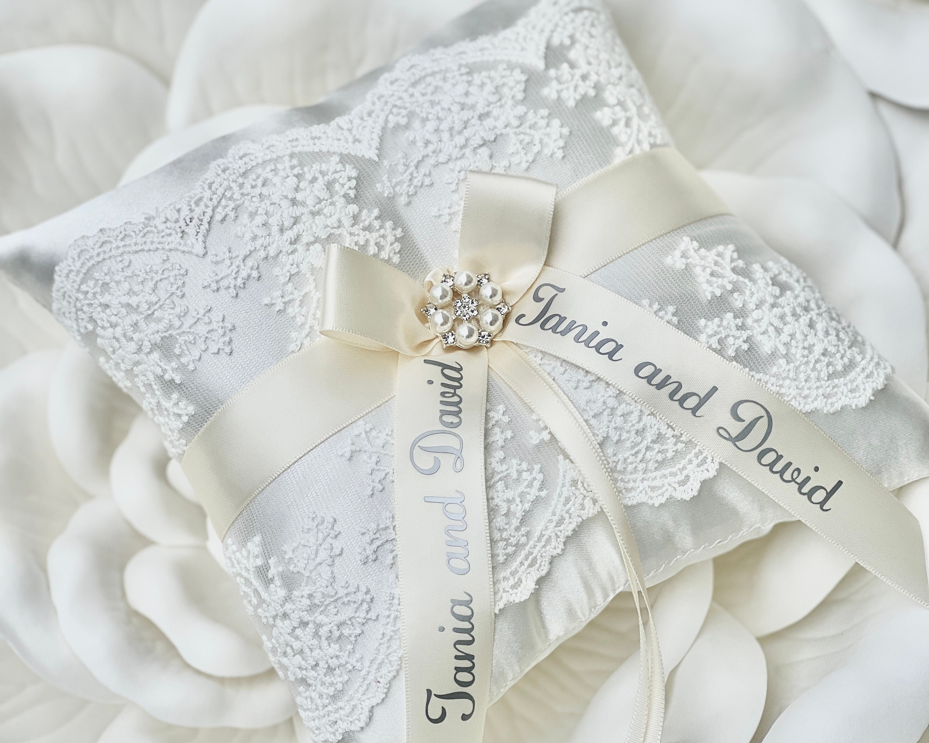 Etsy ring pillow sales