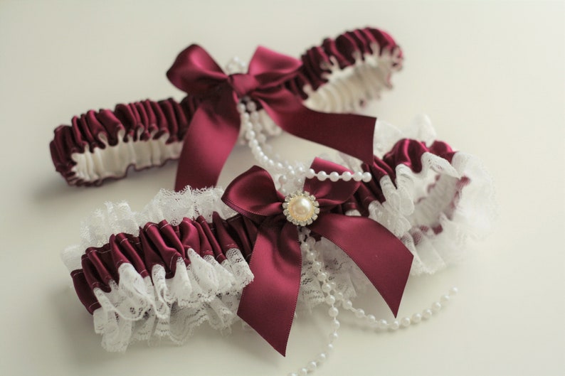 Burgundy Flower Girl Basket and Ring Bearer Pillow Flower Basket Marsala Ring Pillow Maroon Wedding Basket Guest Book and Pen Wedding Pillow