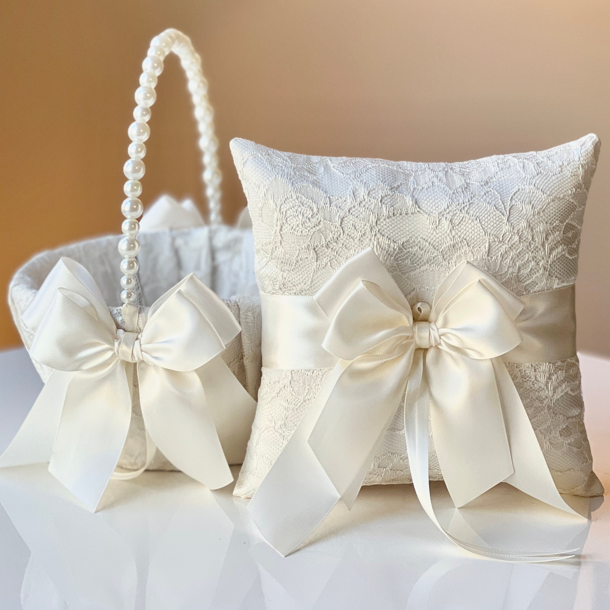 Kneeling Pillows Ivory Two Church Pillows Personalized Custom Kneeling