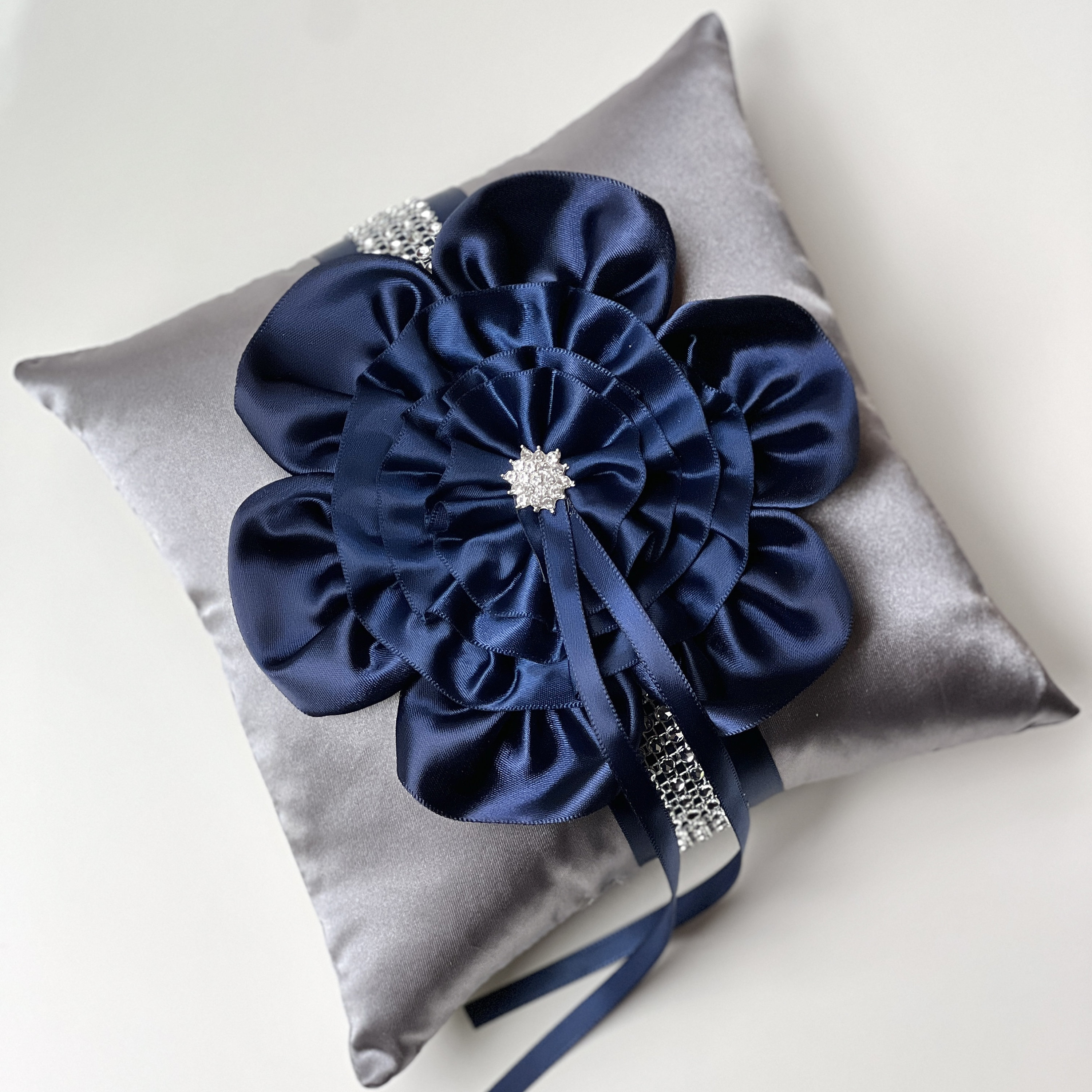 Giarrettiera Da Sposa Per Il Tuo Matrimonio, Addio Al Nubilato, Addio Al Nubilato, Giarrettiera Blu Navy, Blu Navy, Giarrettiera Da Ballo Di Fine Anno, Ferro Di Cavallo Portafortuna Per Il Ballo Di - Foto 7
