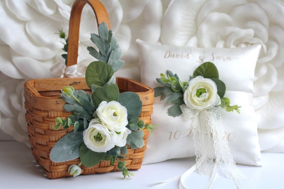 Flower girl baskets shop and ring bearer pillows