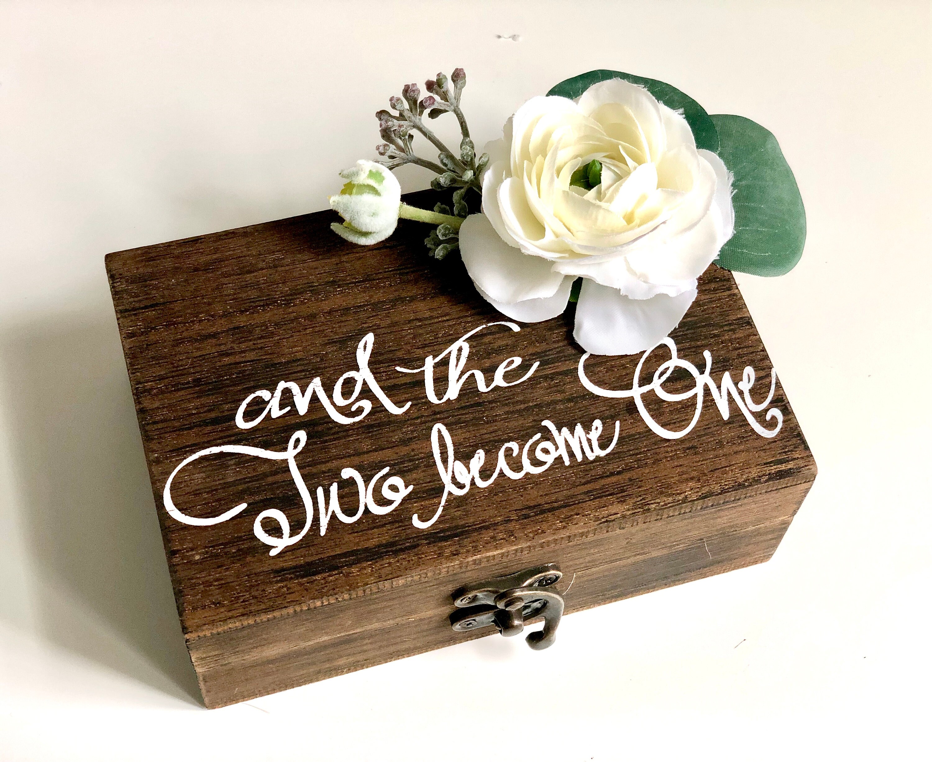 Rustic Ring Box, Wedding Ring Box, Rustic Ring Holder, Wood Ring Bearer ...