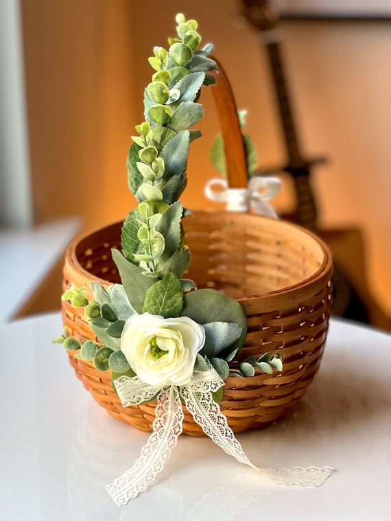 Large flower store girl basket