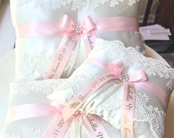 Quinceanera Pillow Set Pink Gold Quince Tiara Pillows Quinceanera Shoe Pillow Kneeling Pillow Pink Prayer Pillow, My Sweet 16, Mis 15 Anos