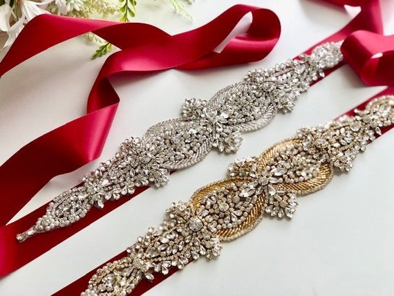Rhinestone sash Clearance