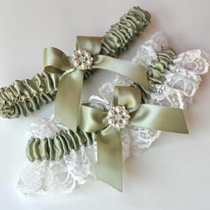 Green Garter Belt - Etsy