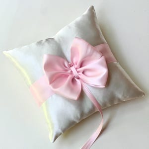 Pink Wedding Ring Pillow Ring Bearer Pillow Pink Ring Boy Pillow Ring Cushion Ringkissen Hochzeit Wedding Decoration Ring Pillow for Wedding
