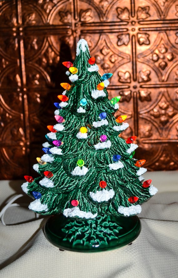 Large Lighted Christmas Tree