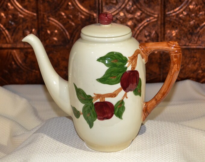 Franciscan Apple Coffee Pot, Franciscan Coffee Server, Franciscan Apple