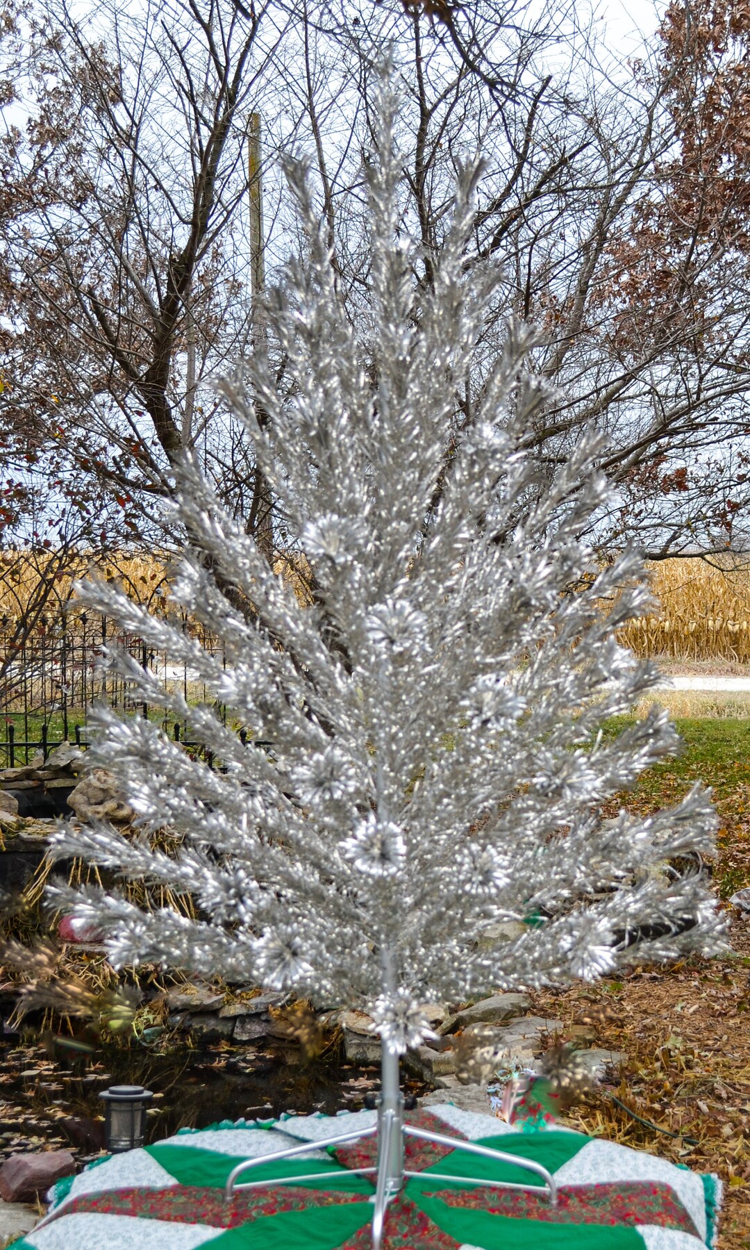 Vintage Restored Evergleam 6 Ft Aluminum Christmas Tree, the Sparkler