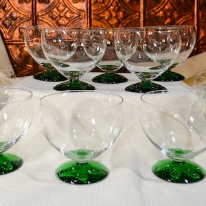 Mikasa Footed Dessert Glasses, Mikasa Germany Holiday Time Footed Dessert Glasses
