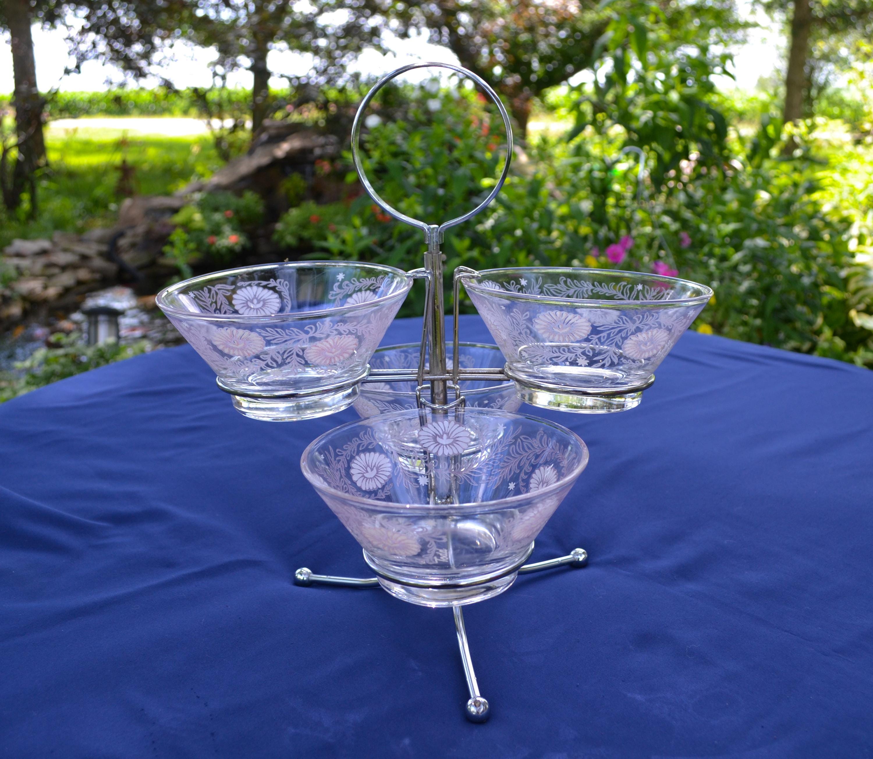 Mcm Glass Caddy - Etsy
