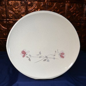 Franciscan Duet Rose Round Platter, Franciscan Duet Chop Plate
