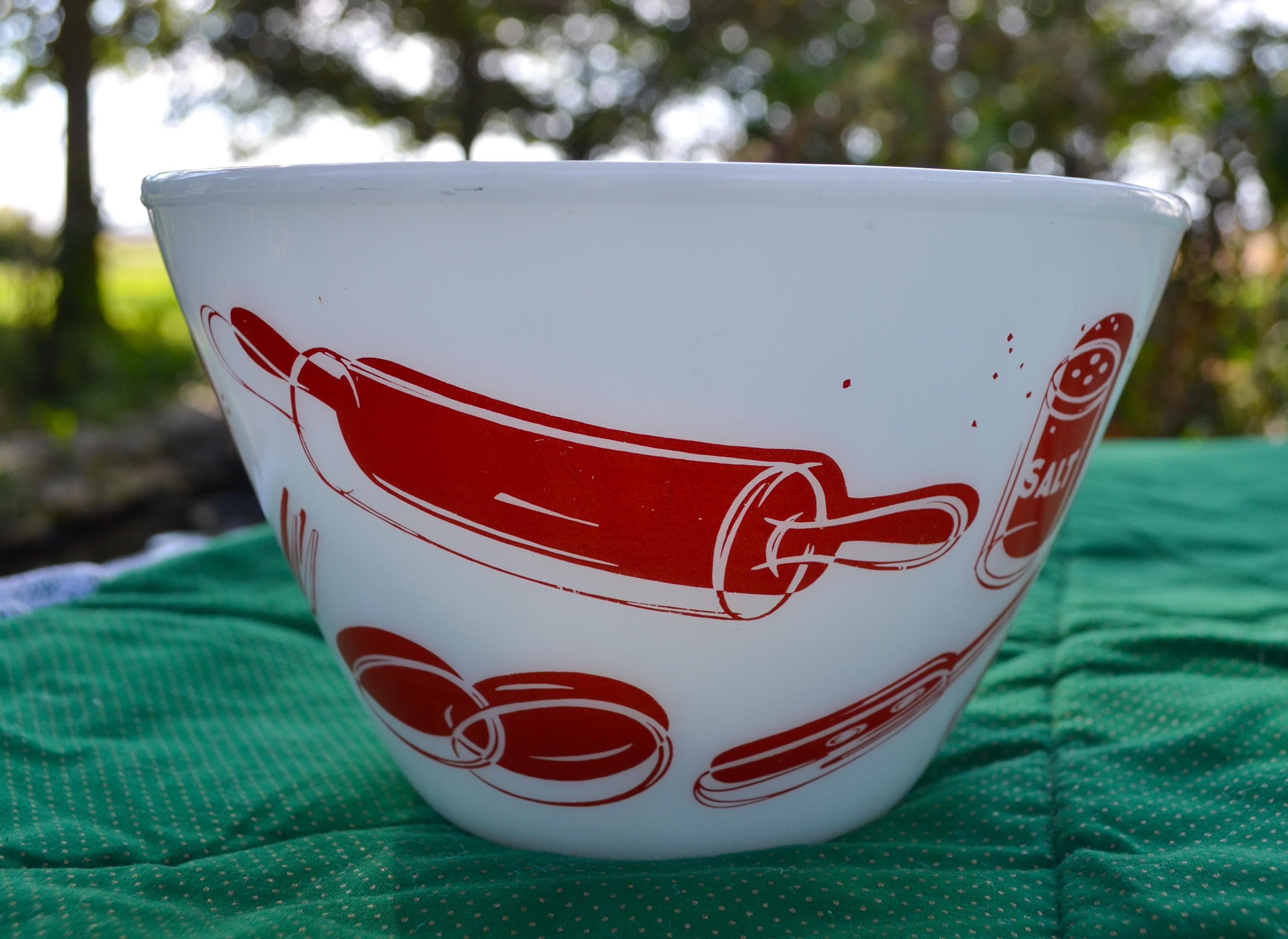 Fireking 5 Inch Swirl Bowl - Etsy