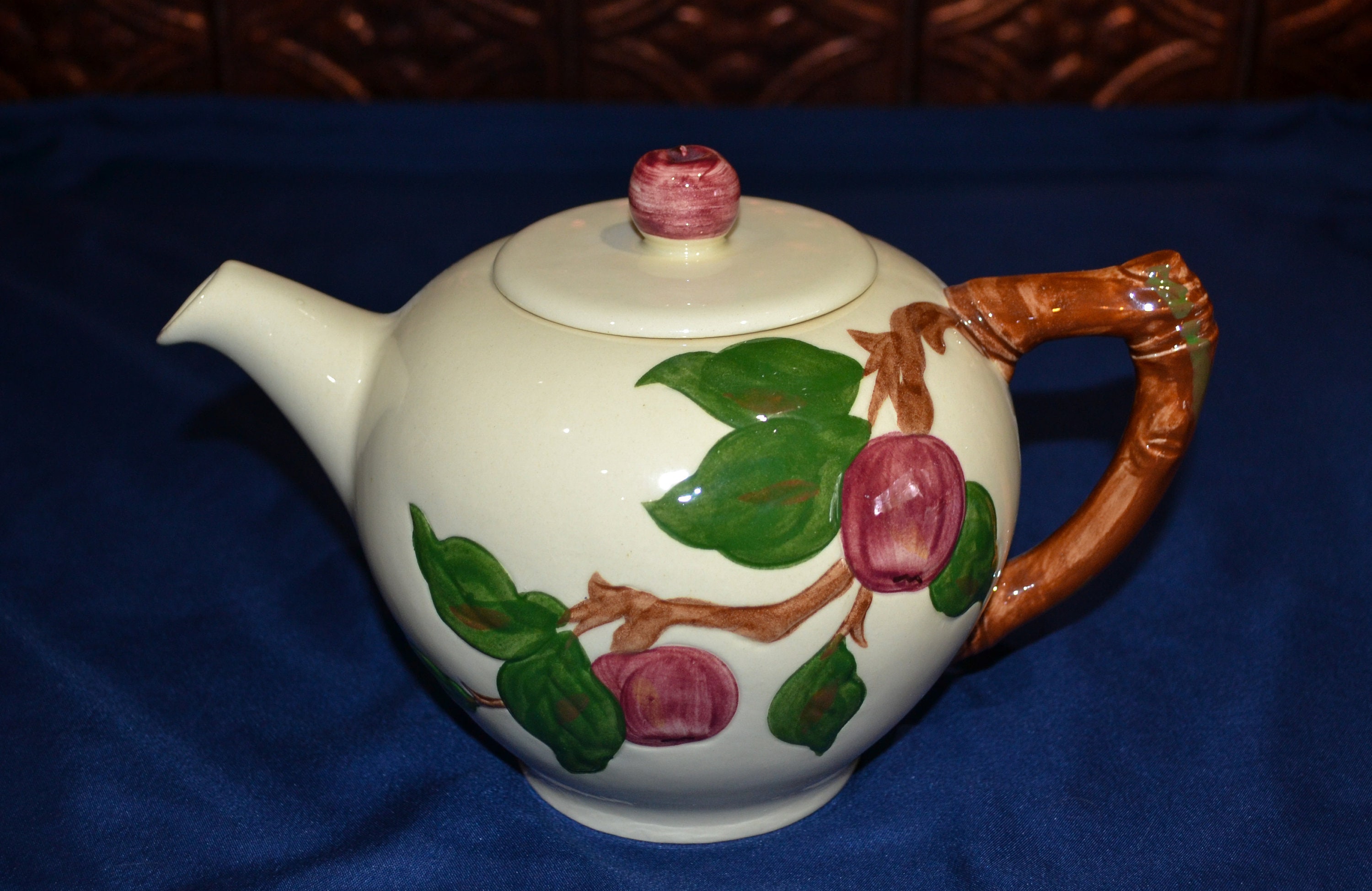 Franciscan Apple Tea Pot Franciscan Apple Ware Teapot Franciscan Teapot Etsy India