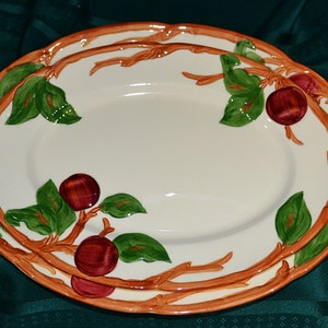 Franciscan Apple Oval Platters, Franciscan Apple Large and Small Platters