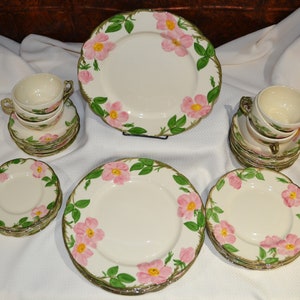Franciscan Desert Rose Dinnerware Set, Franciscan Desert Rose 36 Piece Dinnerware Set