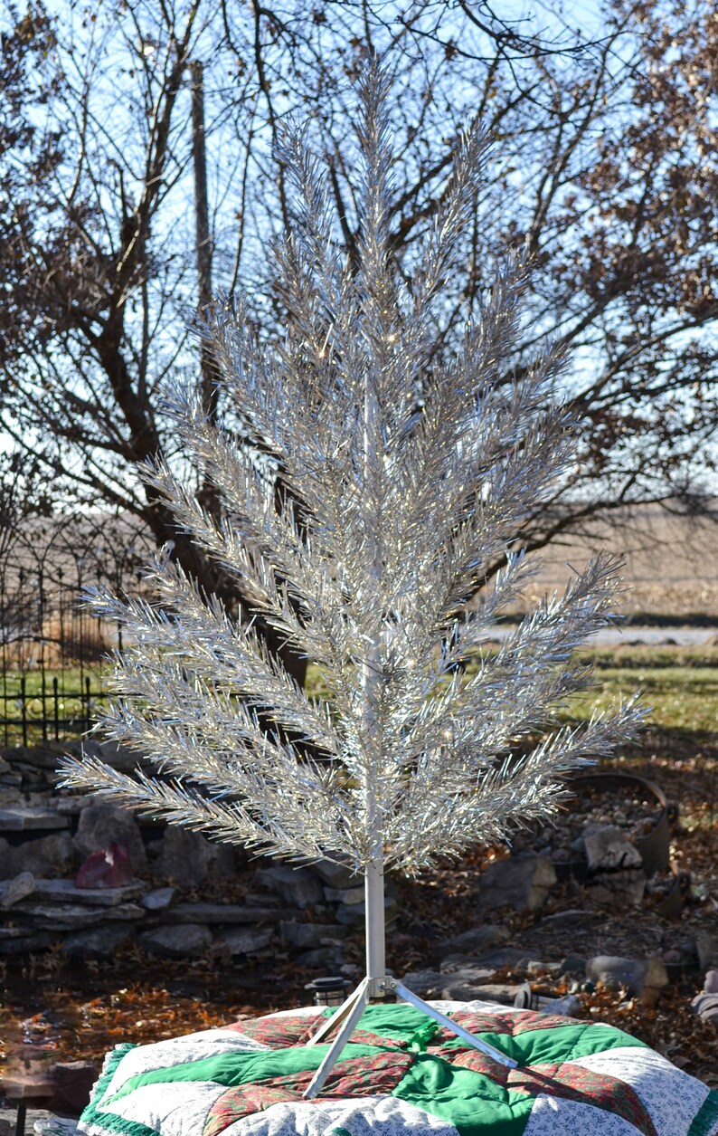 Vintage Evergleam 6 Ft Aluminum Christmas Tree Restored Etsy