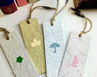 Haiti-made Bookmarks. Handmade paper. Gifts for readers. Book lovers gift. Party favors. Gifts for teachers. Made in Haiti. Gifts under 5