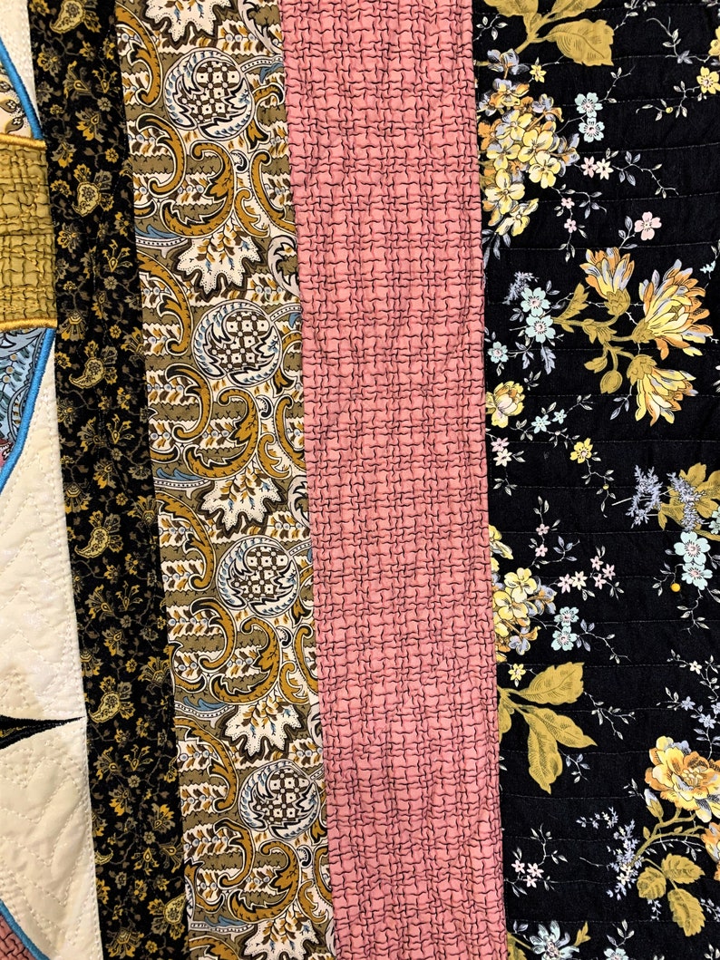 Double Wedding Ring Quilt Twin Size Quilt Lap Quilt Etsy