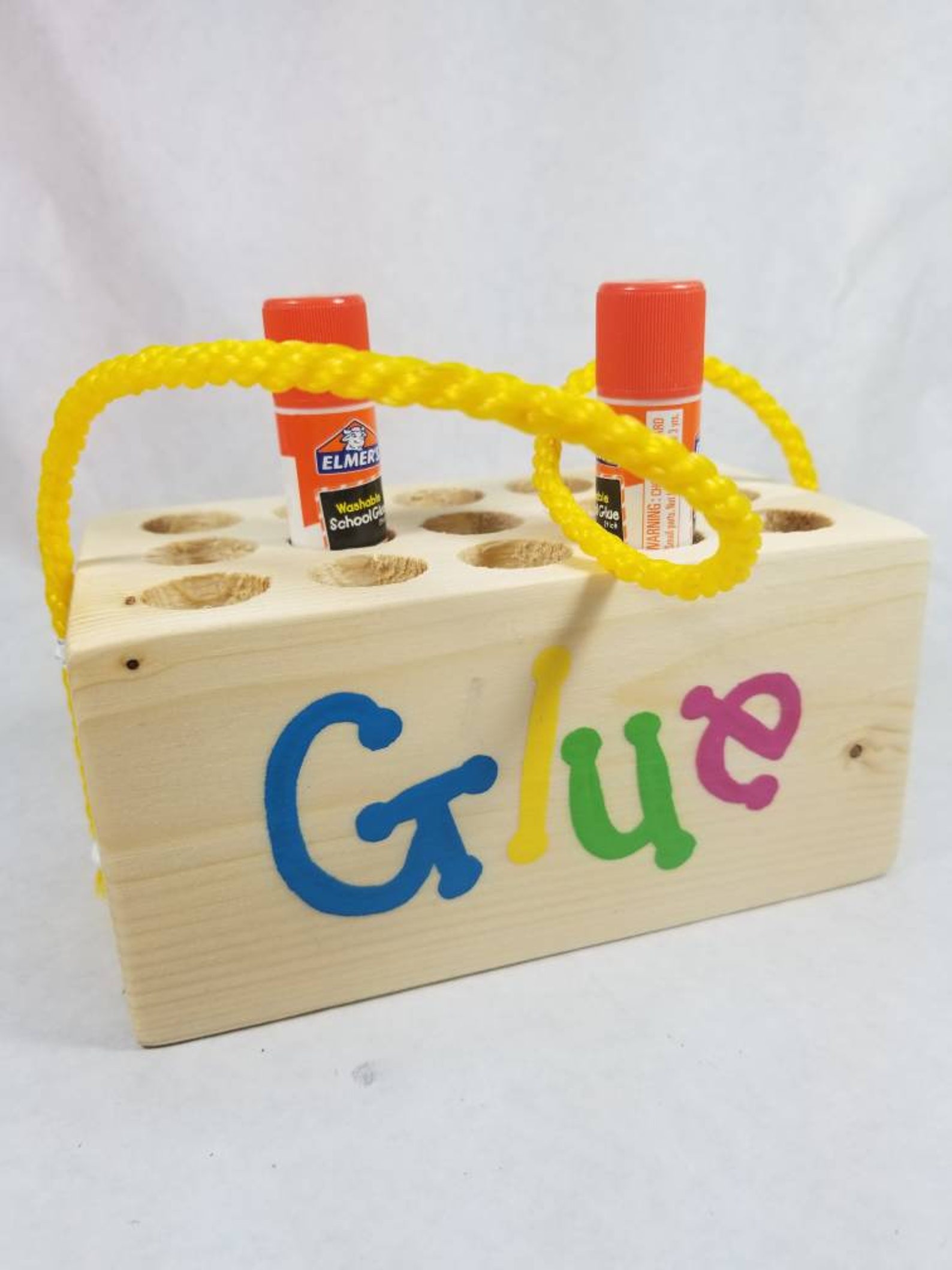 Teacher Glue Stick Holder Desk Block Glue Holder Classroom Etsy