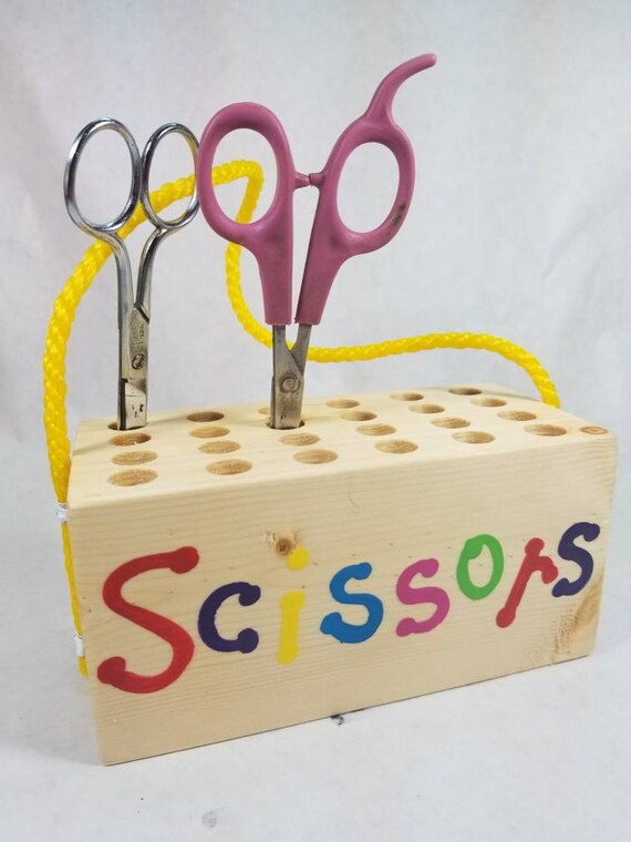 Scissors Holder, Teacher, Classroom, Carrier or Tote, Teacher