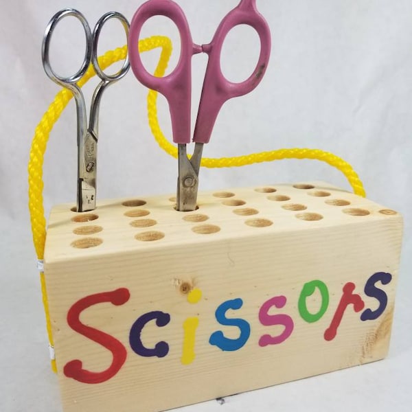 Scissors Holder Etsy