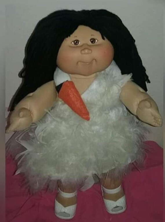 Bjork With Custom Grammys Swan Dress Cabbage Patch Kid Doll Etsy