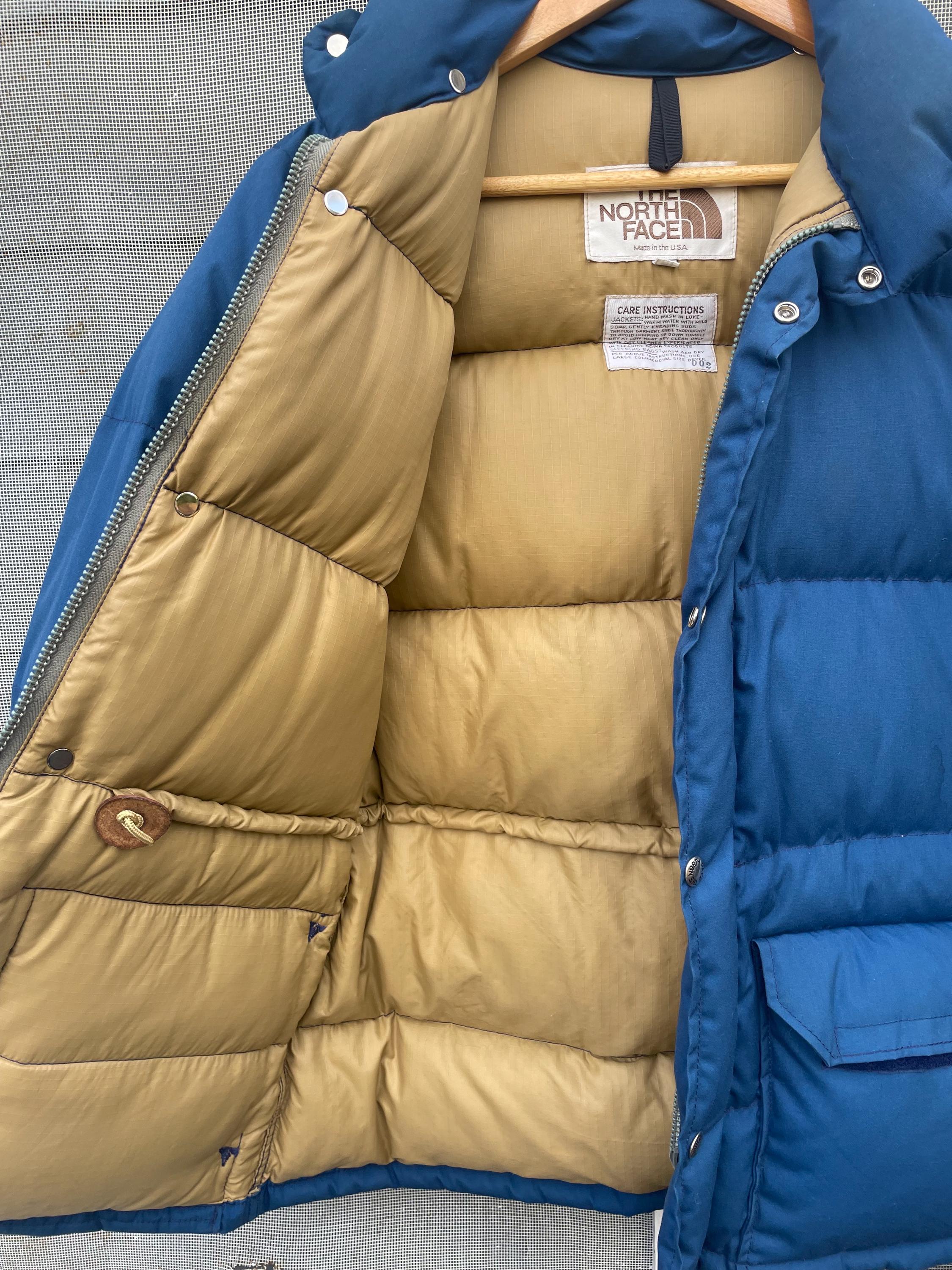 Vintage 70s/80s the North Face Brown Label Puffer Jacket Goose