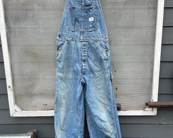Vintage 40s Cant Bust Em Gold Label California Denim Hickory Vintage 40s Cant Bust Em Gold Label California Denim Hickory