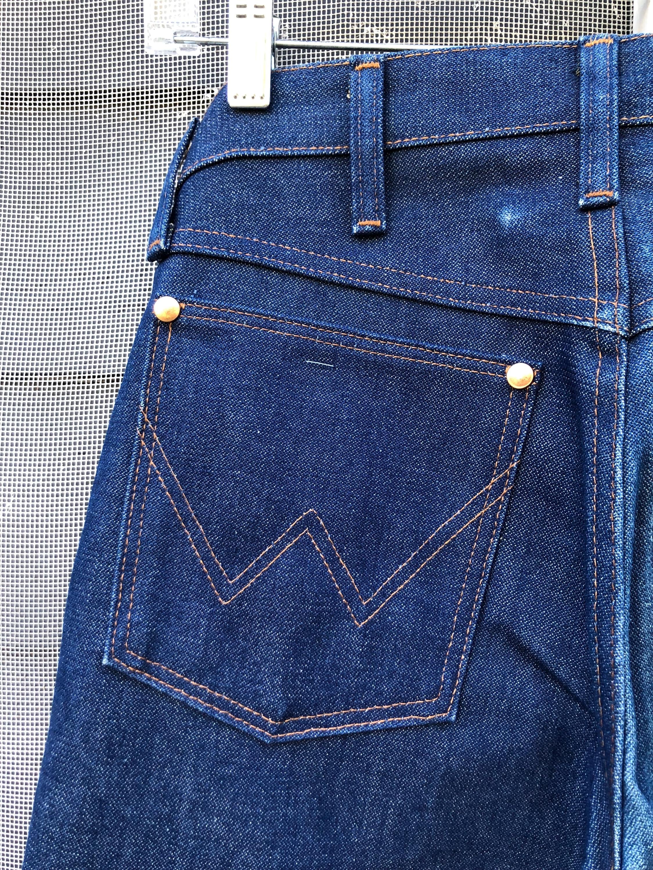 Vintage 70's Deadstock Wrangler 13MWZ Denim Jeans Waist 27
