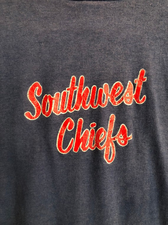 Vintage 80’s Champion Southwest Chiefs Faded T- S… - image 6