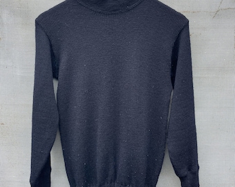 Vintage 1940s Wwll Naval Clothing Factory Wool Sweater / Navy Wool