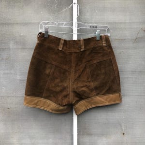 60’s Green Suede Shorts main image 0
