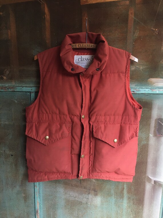 class 5 down vest