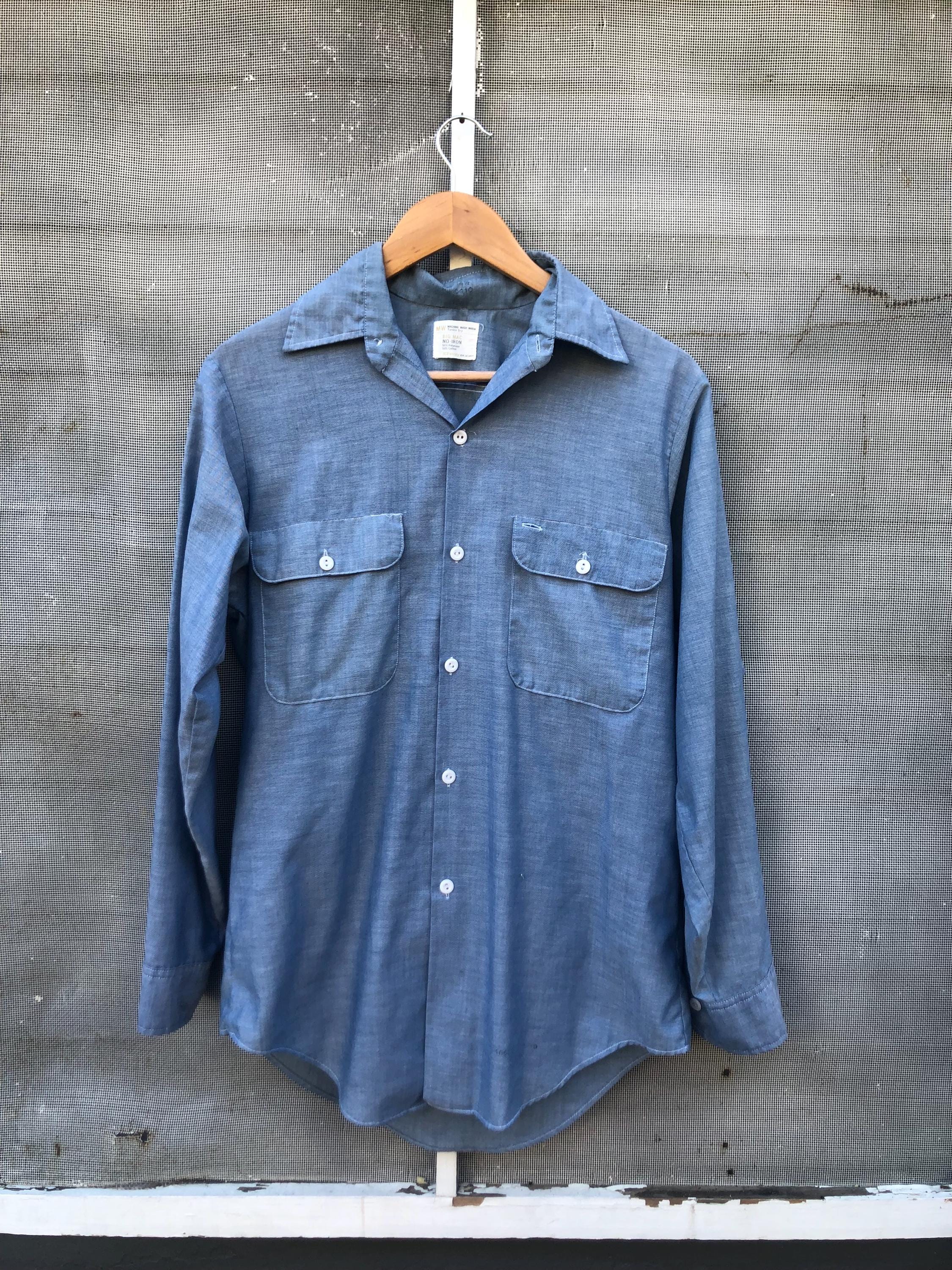 Vintage Big Mac Chambray Shirt - Etsy Vintage Big Mac Chambray Shirt - Etsy