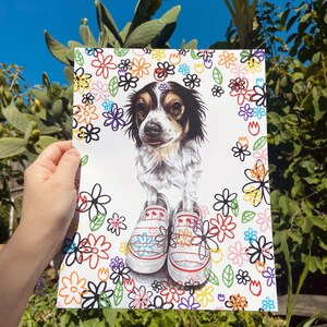 Milo Big Shoes Art Print